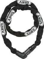 ABUS Kettenschloss Steel-O-Chain 5805C – Zahlenschloss aus 5 mm starken Stahlkette – ABUS-Sicherheitslevel 4 – 110 cm – Schwarz