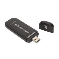router WLAN USB 4G LTE, 150 Mbit/s, obsługa 10 użytkowników, przenośny modem WLAN, mobilny router WLAN do tabletu, laptopa, czarny