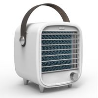Mini Luftkühler, Mobile Klimageräte Mini klimaanlage Ventilator Air Cooler mit USB, Raumluftkühler,Weiß