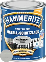 HAMMERITE Metallschutzlack glänzend Silbergrau 250 ml
