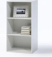 Regal Ordnerregal Beistellregal Aktenregal Bücherregal Holzregal "Kenosha II" Weiß
