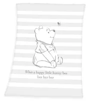Disney Winnie the Pooh Flanell Flauschdecke, Babydecke, Schmusedecke 75 x 100 cm