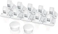 Bearware Babysicherung Schrankschloss - Schranksicherung Kindersicherung magnetisch - 10 Schlösser + 2 Magnet Schlüssel
