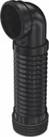 Flexibler Anschluss mit Bogen 90° für Hänge WC, 205-370mm