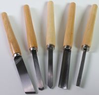 5 Drechseleisen Messer drechseln drechsel Be…