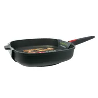 Woll Alu Handguss Nowo Pfanne flach beschichtet Induktion 28x28cm