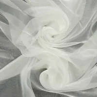 Organza Tüll Kostümstoff Chiffon Floristik 1 x 1,4 m Meterware