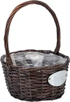 WANDERLUST DECO Brauner Weidenkorb d23x29h cm
