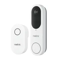 Reolink 2K 4MP Video Doorbell Battery mit Chime, Smart-Erkennung & mehrere Klingeloptionen, 2,4/5GHz WiFi, Nachtsicht, 2-Wege-Gespräch