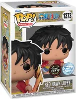 One Piece Funko POP! Animation Vinyl Figur Red Hawk Luffy (1273) Chase-Variant