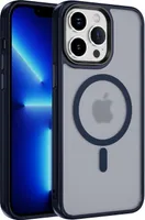 Handyhülle Magsafe für Apple iPhone 15 Pro Handyhülle Bumper Case Magnet Cover – Farbe: Dunkelblau