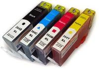 1 Set kompatible Tintenpatronen HP 364 XL black, cyan, magenta und yellow - 4 Patronen