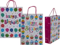 Papier-Geschenktüte, Happy Birthday