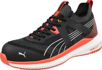 Puma Sicherheitsschuh Turbo black/red low S1PS nach EN ISO 20345:2022 S1PS ESD FO HRO SR schwarz  Größe 42