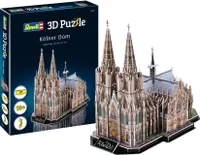 Revell 3D Puzzle Koelner Dom I 179 Teile I 4 Stunden Bauspaß für Kinder und Erwachsene I ab 10 Jahren I Die dritthöchste Kirche der Welt selber zusammenbauen