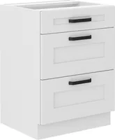 Schubladenschrank LAILI – Breite 60 cm, weiß