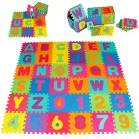 Spielmatte 16tlg Spielteppich Puzzlematte Kinderteppich Matte Schutzmatte NEU 