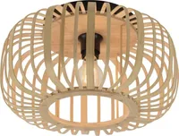 Deckenlampe, Holz natur, H 23 cm