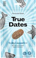 True Dates Datteln Salty Liquorice natürlich süße weiche Datteln 100g