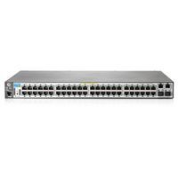 Aruba 2620-48-PoE+, Managed, L2, Fast Ethernet (10/100), Power over Ethernet (PoE), Rack-Einbau, 1U