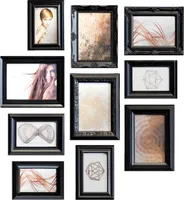 Nielsen 10er Ornament Set schwarz Kunststoff       8999325
