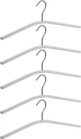 5x Metall Kleiderbügel Weiß Drehbar Garderobenbügel Jackenbügel Sakkobügel Kleider Bügel Wäschebügel