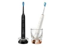 Philips HX9914/57 Sonicare DiamondClean 9000 Elektrische Zahnbürste Doppelpack, Schwarz/Rosegold