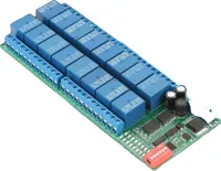 Moduł przekaźnika MODBUS, 16 kanałów, komunikacja RS485, 12 V DC
