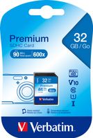 Verbatim paměťová karta Secure Digital Card Premium U1 32GB UHS-I U1 (Class 10) 43963