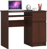 PC-Schreibtisch AKORD PIKSEL rechts Wenge Schublade B90 x H77 x T50 cm