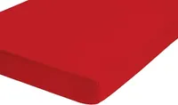Biberna Jersey Elasthan Spannbettlaken Spannbetttuch 90x190 cm - 100x220 cm Rot