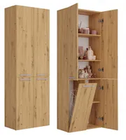 Badschrank mit Wäschekorb ATSO 1 – Artisan-Eiche