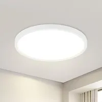 ZMH LED stropné svetlo biele ploché stropné svietidlo IP44 vodotesné 22 cm teplé biele 15W stropné svetlo pre kúpeľňu spálňu kuchyňu chodbu