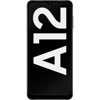 Samsung Galaxy A12 schwarz Smartphone (6,5 Zoll, 64 GB, 48 MP + 5 MP + 2 MP + 2 MP, Quad-Kamera, 5.000-mAh, Octa-Core, Fingerabdrucksensor, Gesichtserkennung)