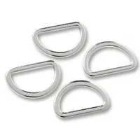 PRYM Halbrundringe, 20 mm, silber