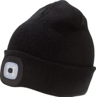 Rock Jock Uni LED světelná čepice pro dospělé, dobíjecí HA640 (jedna velikost) (černá)