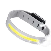 LED-Armband, Nachtlauflicht, verstellbare Schnalle, wiederaufladbar, reflektierende Armbänder, gut sichtbares Leuchtband, Outdoor-Sport, Fahrradzubehör