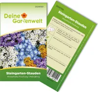 Steingarten-Stauden Winterharte Mischung Samen - Steingartensamen - Blumensamen - Saatgut für 100 Pflanzen