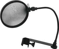 OMNITRONIC Mikrofon-Popfilter schwarz