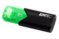 Emtec - Emtec USB3.2 Click Easy B110 64GB GREEN - ECMMD64GB113