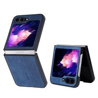 König Design Hülle kompatibel mit Samsung Galaxy Z Flip5 5G Kunststoff Soft Handyhülle - Handy Case Blau