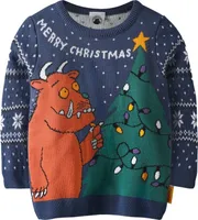 The Gruffalo - Pullover für Jungen - weihnachtliches Design NS7492 (98) (Blau)