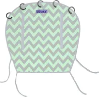 Clona Reversible Mint/Grey Chevron