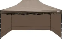 Aga Pavillon, Pop-up-Pavillon, Partyzelte, Faltpavillon  3x4,5m Braun