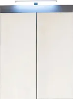 trendteam Bad Spiegelschrank Amanda Grau Melamin/Agave grau HG.TZ 60 x 77 x 17 cm