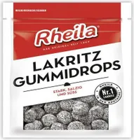 Rheila Lakritz Gummidrops Lakritz stark salzige Gummibonbons 90g