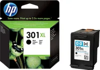 HP Original 301XL Tintenpatrone Schwarz mit hoher Kapazität