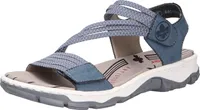 Rieker Damen Trekking Sandalen Blau