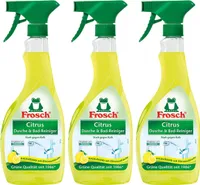 3x Frosch Citrus Dusche & Bad Reiniger 500 ml Sprühflasche