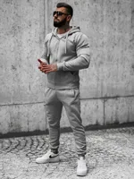 Ozonee Trainingsanzug für Männer Quantell grau XL